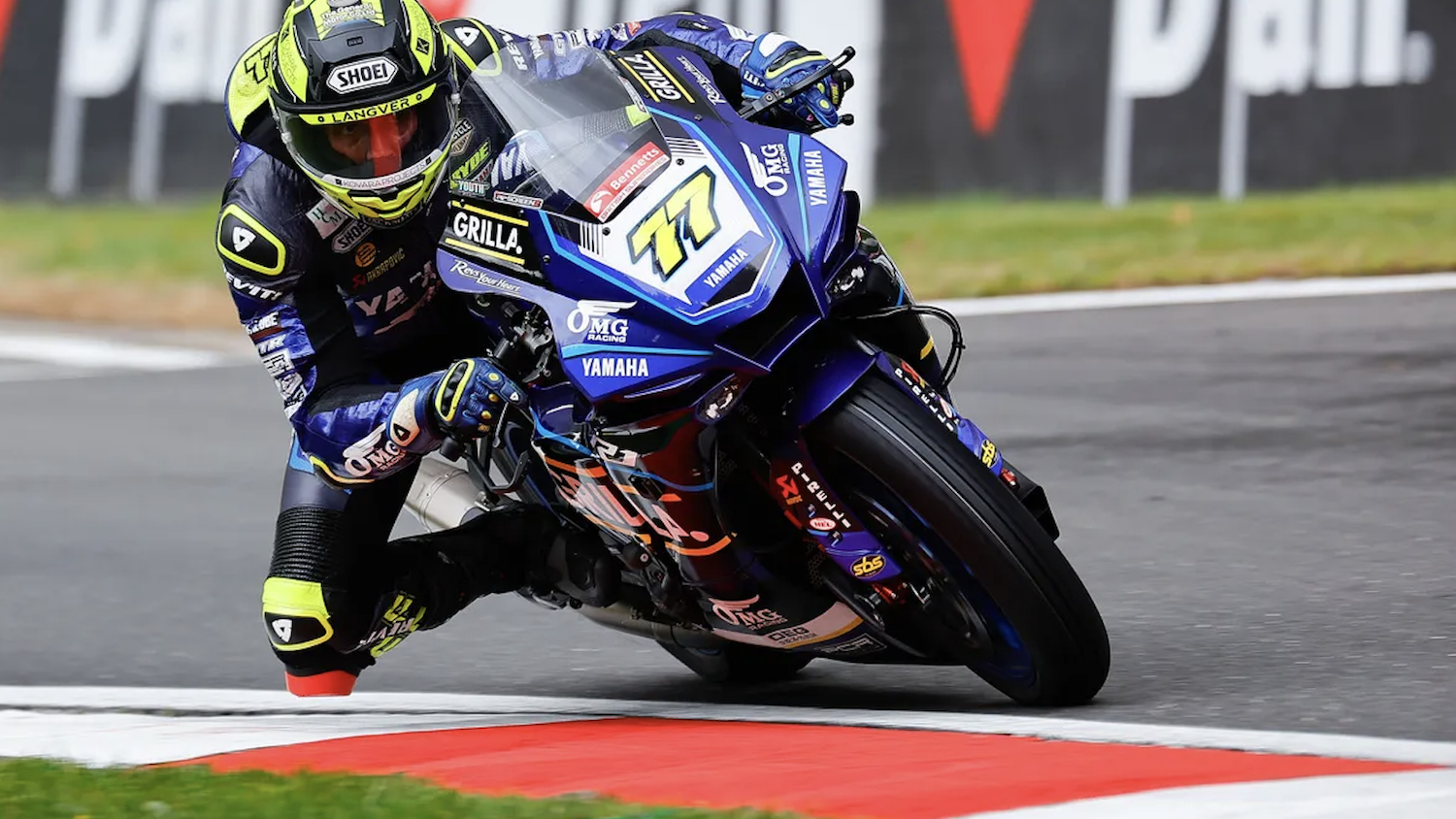Kyle Ryde, OMG GRILLA Racing, Yamaha R1, 2024 BSB, Cadwell Park [credit: Ian Hopgood]